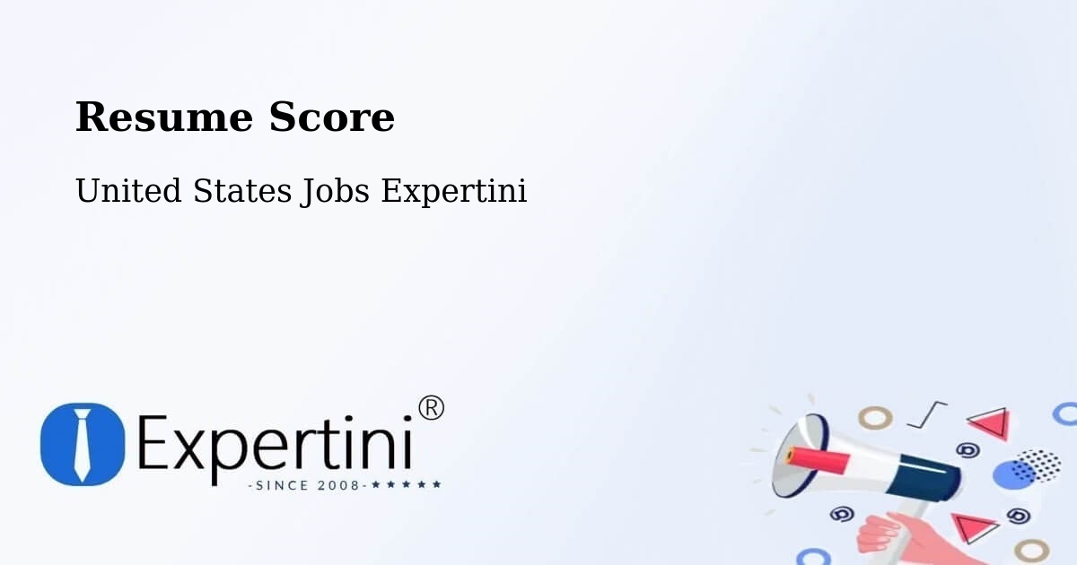 Resume Score & Job Description Match Tool – Simi Valley - United States Jobs Expertini